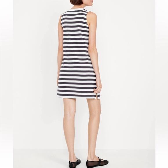 Old Navy Charcoal Stripe Vintage Sleeveless Mini T- Shirt Dress - Picture 5 of 7